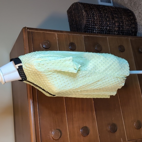 Jamie Sadock Lime Bubble Print Short Sleeve Ribbed Golf Top Size XL - Picture 5 of 13